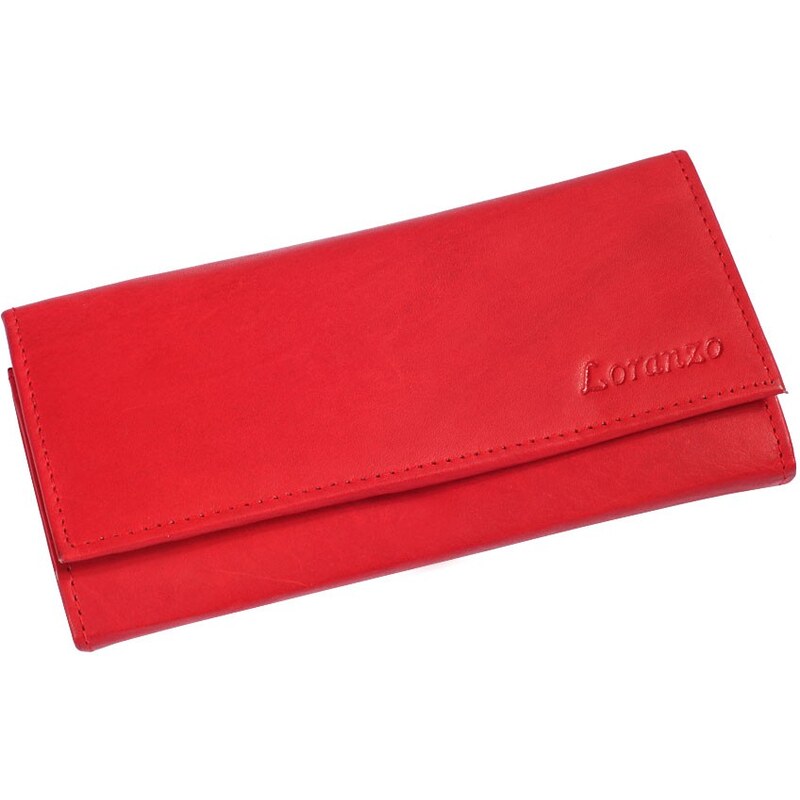 Dámská kožená peněženka Loranzo 442 červená