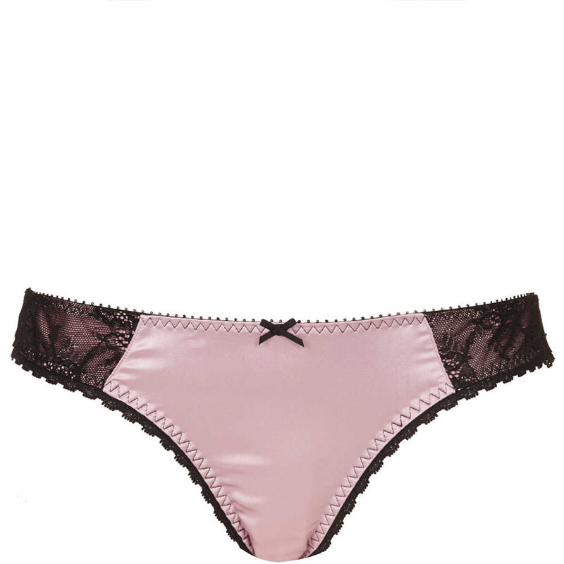 Topshop Lace and Satin Mini Knicker