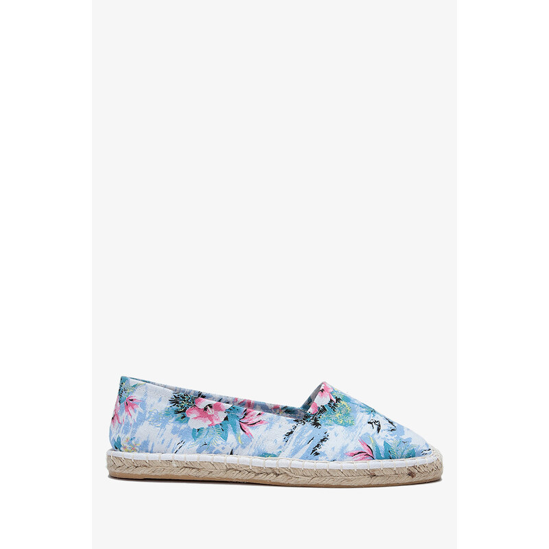 Tally Weijl Tropical Floral Print Espadrille Shoes