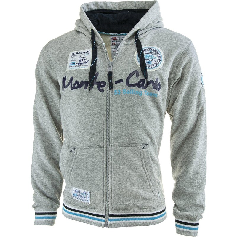 Mikina Geographical Norway GOLDEN FLASH GREY