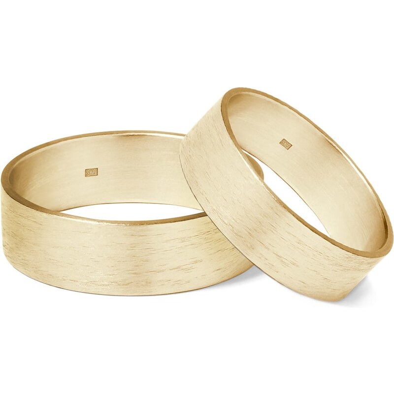 Zlaté snubní prsteny KLENOTA wk00633