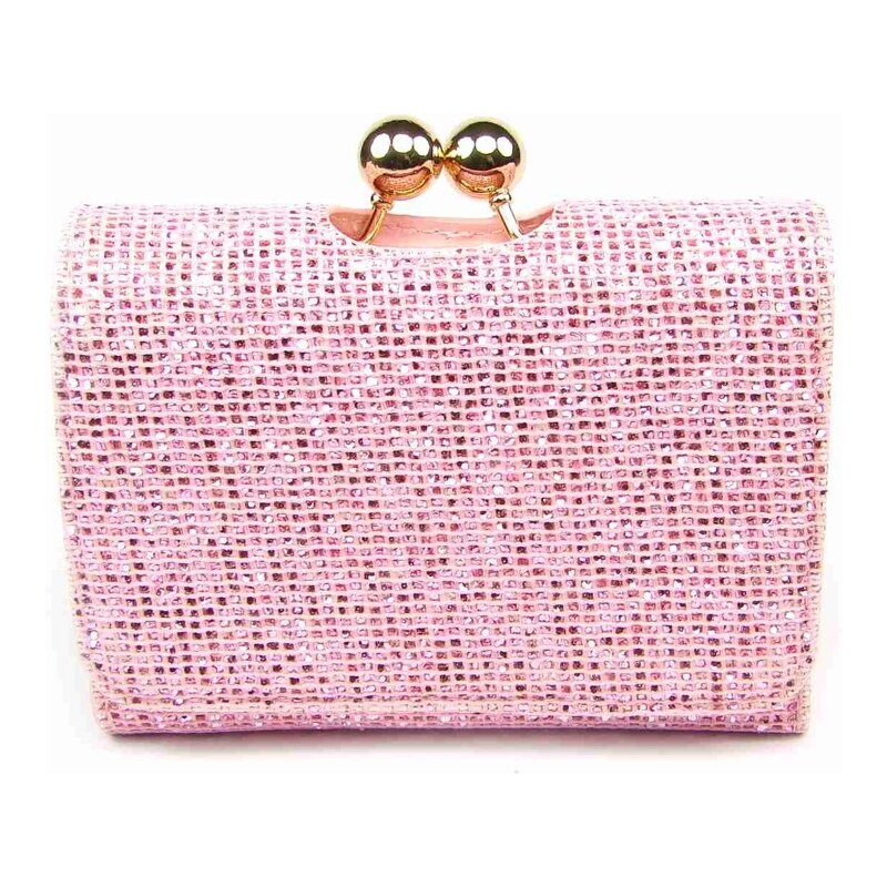 Miss Lulu Růžová peněženka dámská kožená