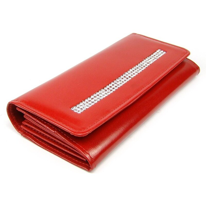 Loren Dámská kožená peněženka červená