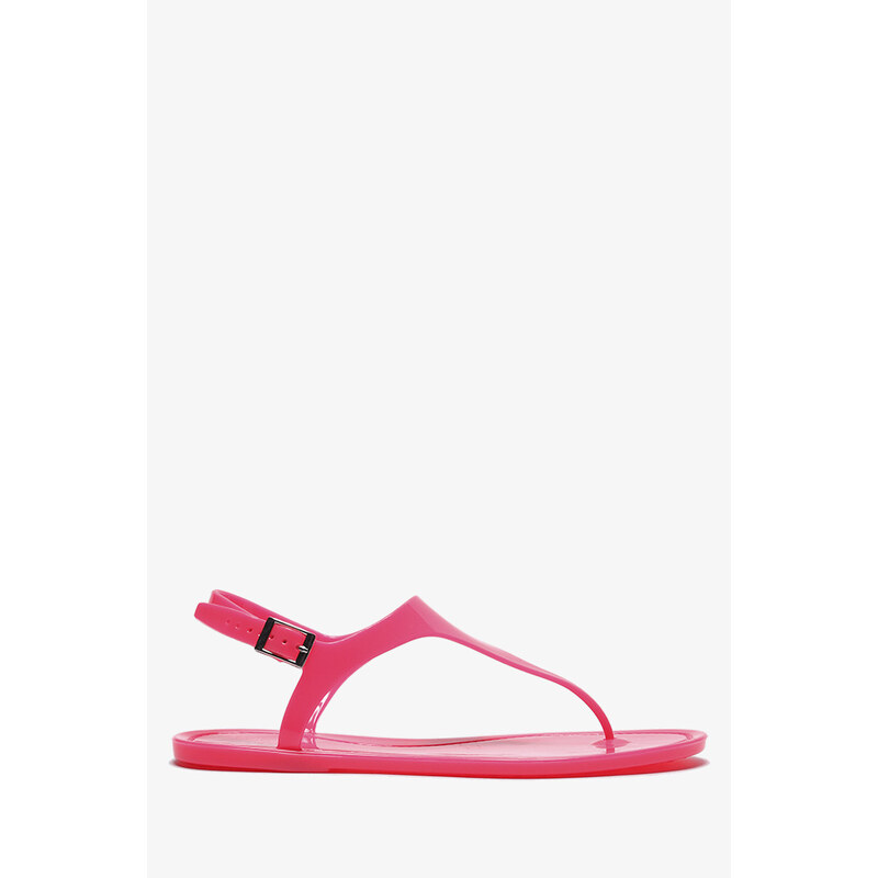 Tally Weijl Neon Pink Jelly Sandals