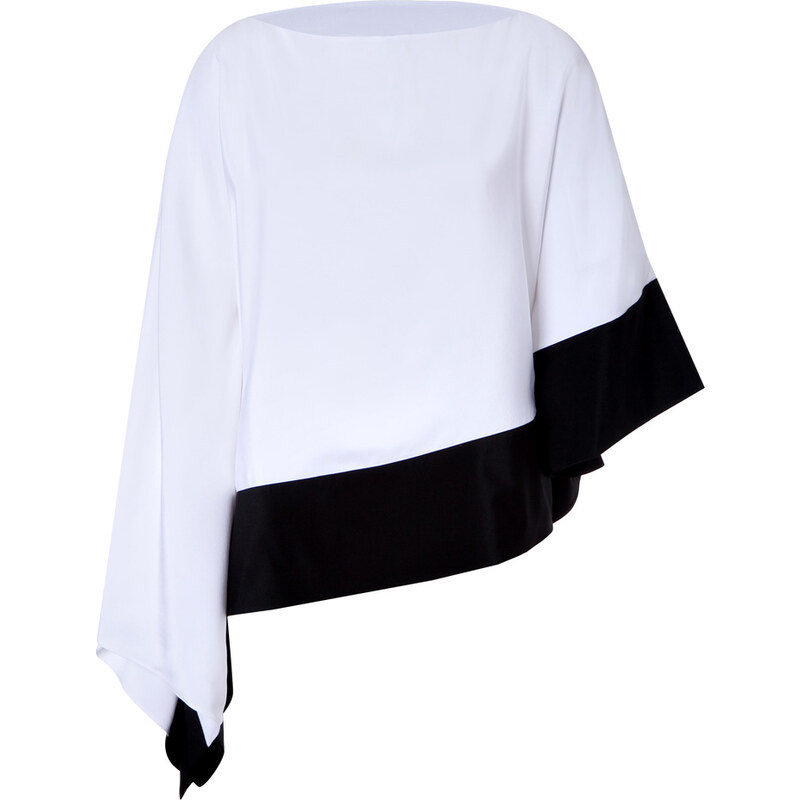 Ralph Lauren Black Label Silk Top in White