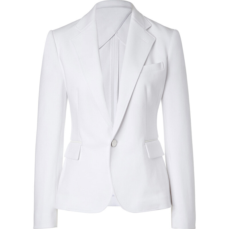 Ralph Lauren Black Label Cotton Dabney Blazer in White
