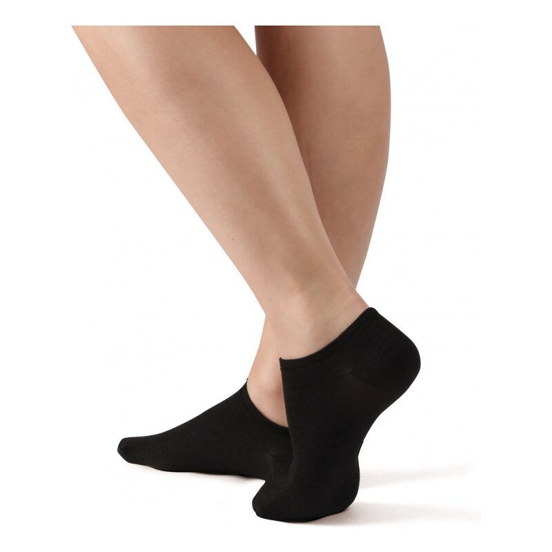 Kotníkové ponožky Evona NELA černá