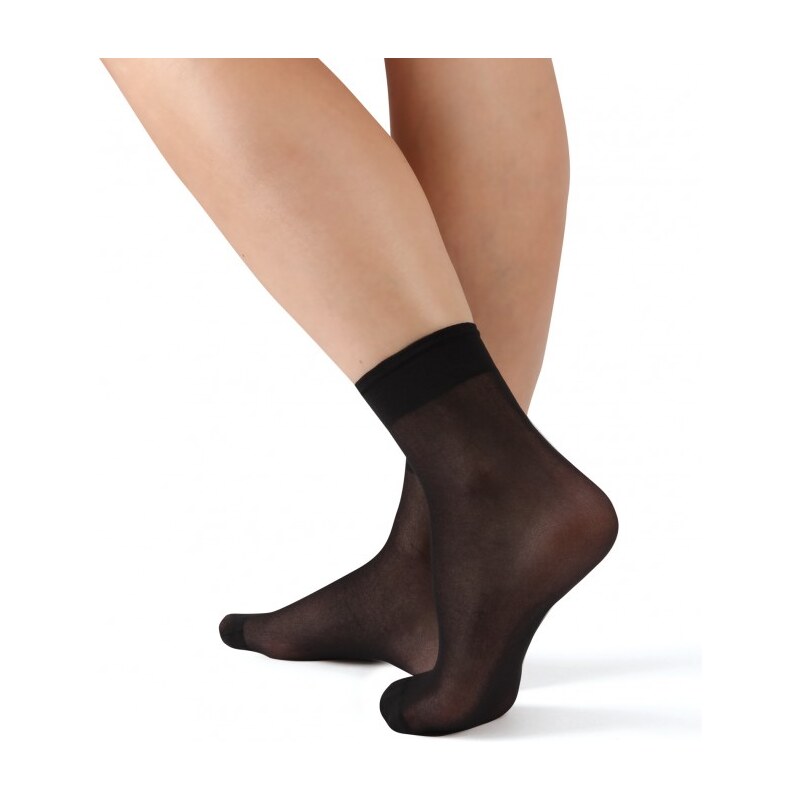 Dámské jemné ponožky Evona Polo 25-27 černá