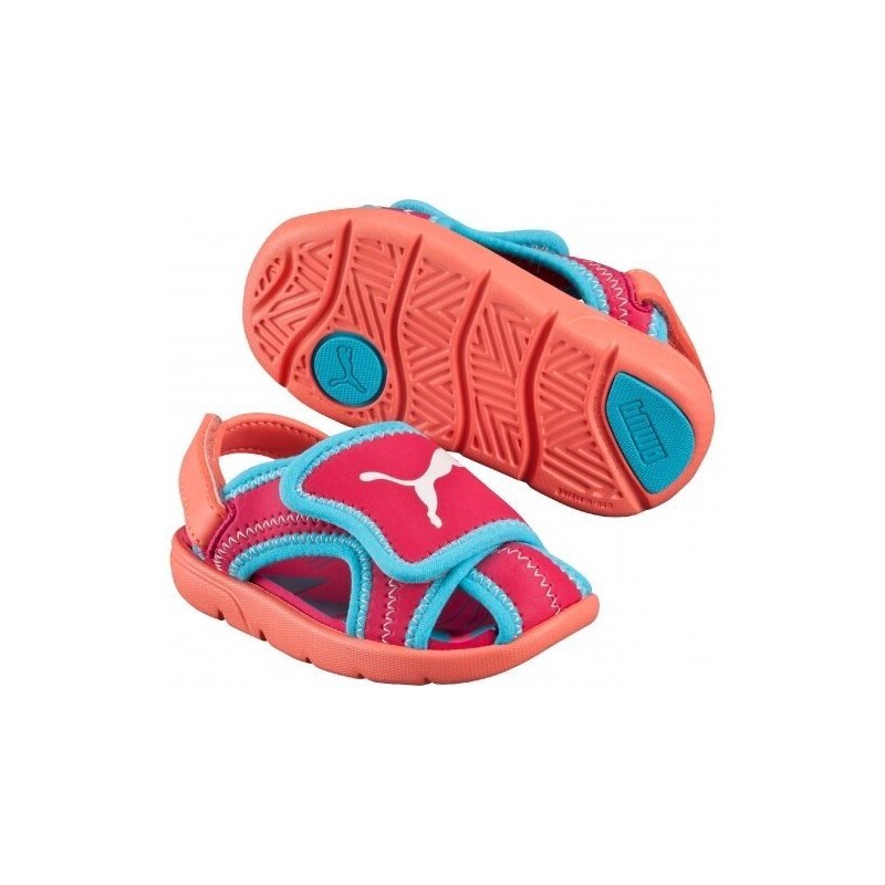 Puma Dívčí sandály Summer Sandal - růžové