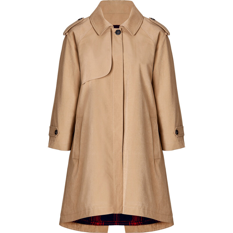 Girl.Band of Outsiders Cotton Blend Trench Coat