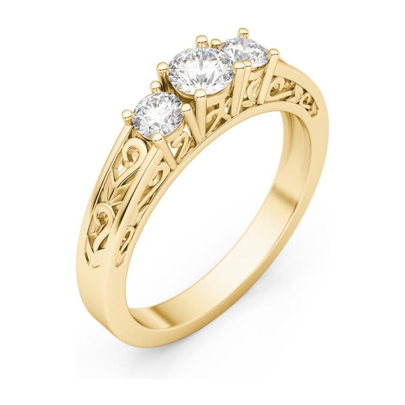 Eppi Diamantový prsten ve vintage stylu Lariah