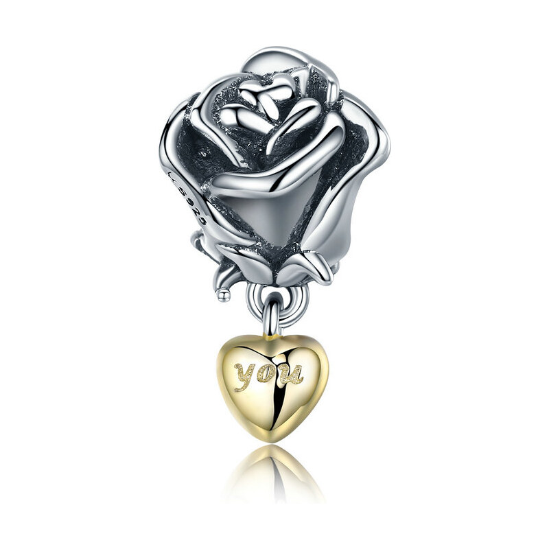 Přívěsek Rozkvetlá růže Royal Fashion SCC455