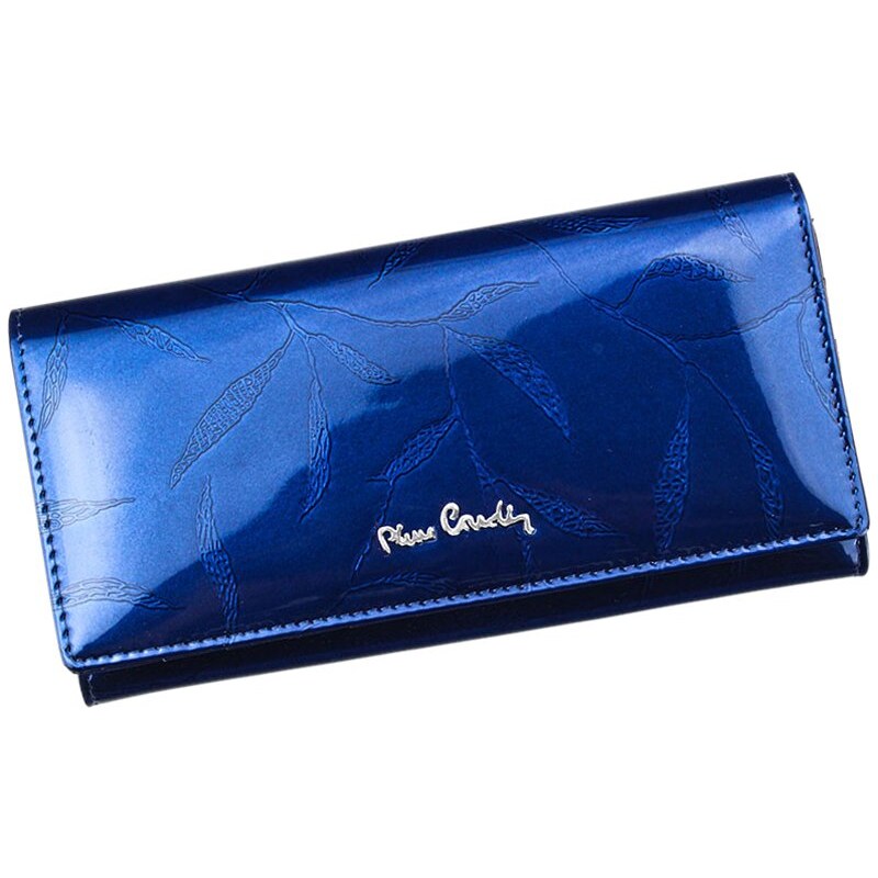 Dámská kožená peněženka Pierre Cardin 02 LEAF 102 modrá