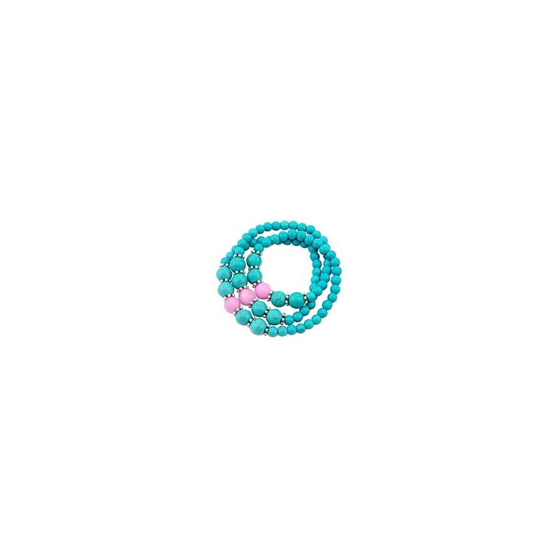 LightInTheBox Macaci Sweet Style Women's Turquoise Strand Bracelets (Green)