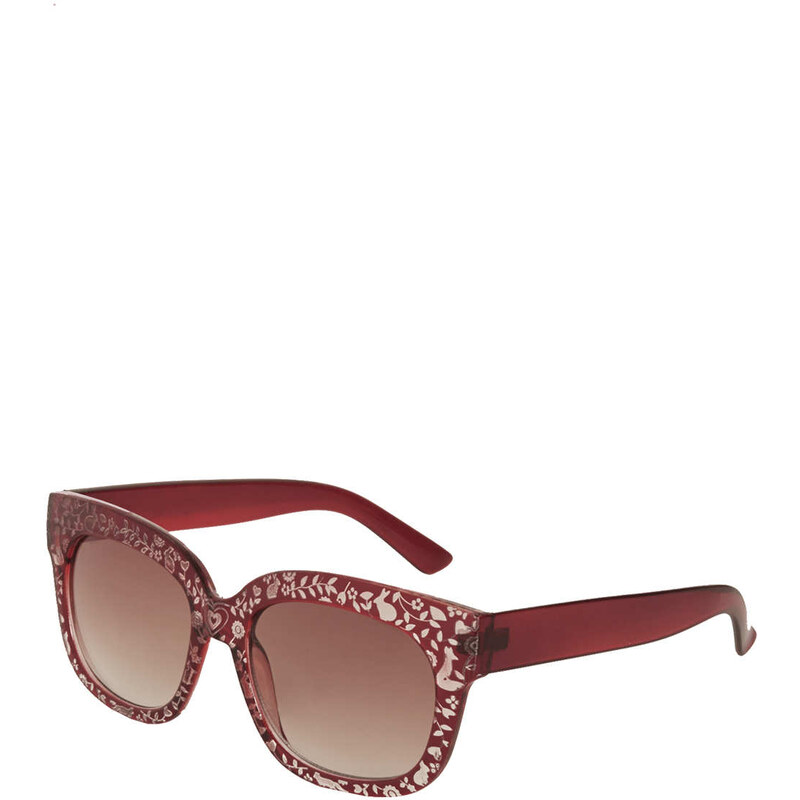 Topshop Laser Etch Sunglasses