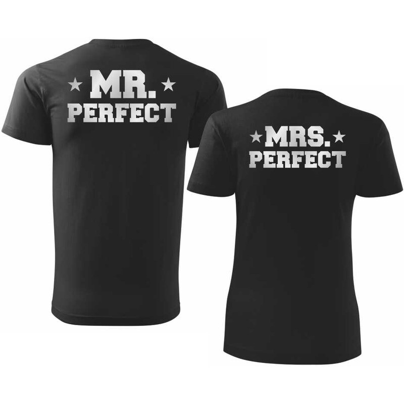 TRIKOO Trička pro Páry MR a MRS PERFECT