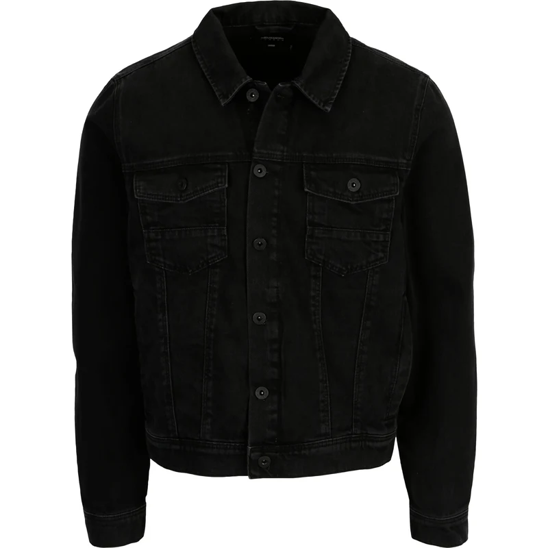 Černá džínová bunda Burton Menswear London - GLAMI.cz