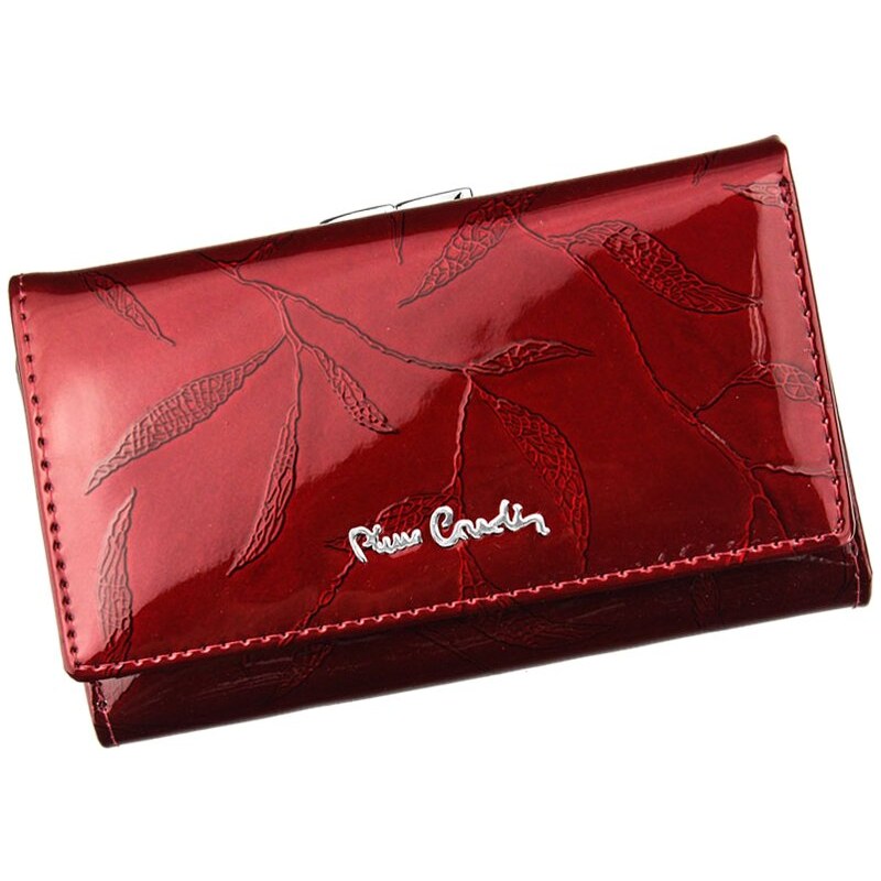 Dámská kožená peněženka Pierre Cardin 02 LEAF 108 červená 63336941