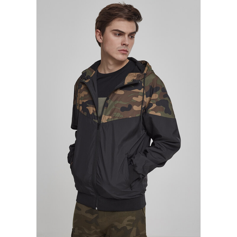 Urban Classics Vzor Arrow Windrunner blk/woodcamo