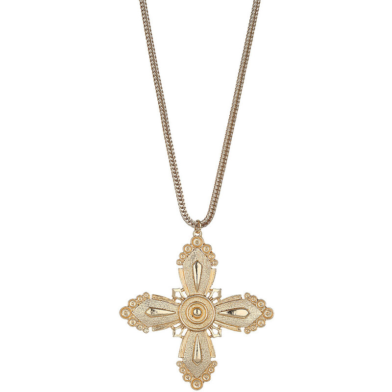 Topshop Gothic Cross Necklace