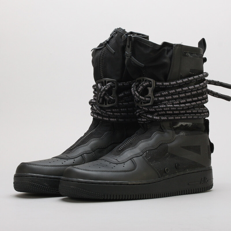 sf air force 1 high black dark grey