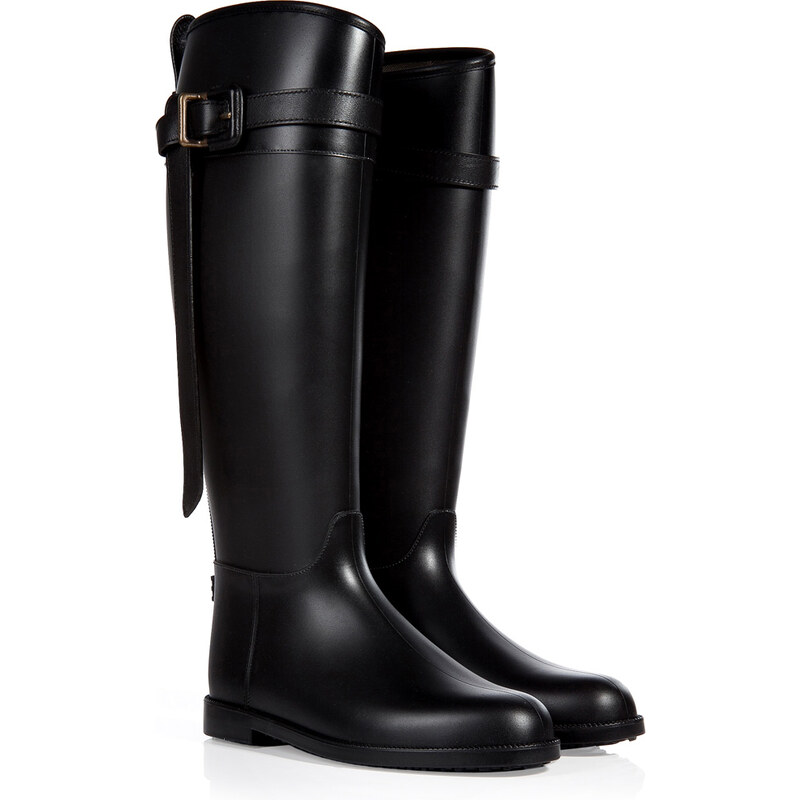 Burberry Shoes & Accessories Belted Equestrian Rain Boots