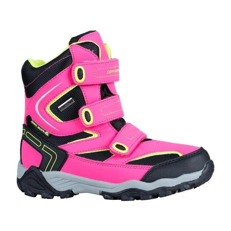 ALPINE PRO Dívčí vysoké zimní boty Dairo - růžové