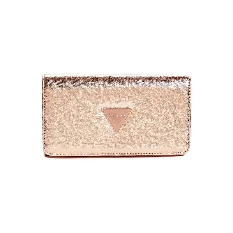 GUESS peňaženka Abree Flap Wallet ružovozlatá P62, QT232468K-