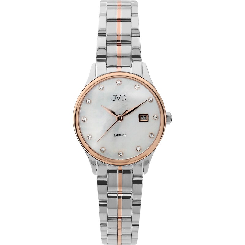 Dámské náramkové hodinky JVD JG1002.2 se safírovým sklem 24019515