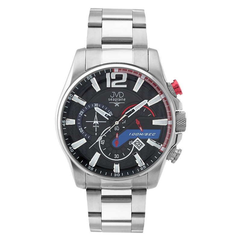 Pánské vodotěsné náramkové hodinky JVD JE1002.1 - chronograf