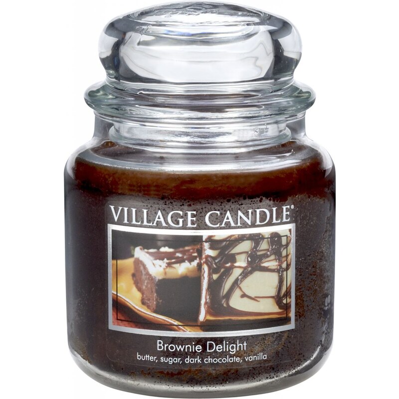 Village Candle Svíčka ve skle Brownie delight - střední