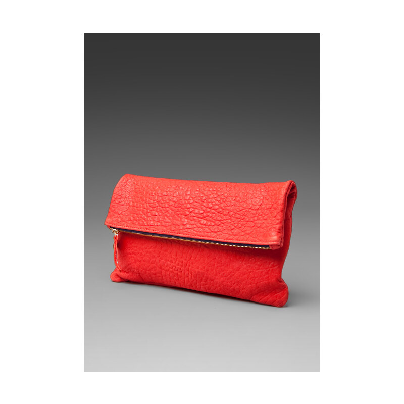 Clare Vivier Foldover Clutch in Red