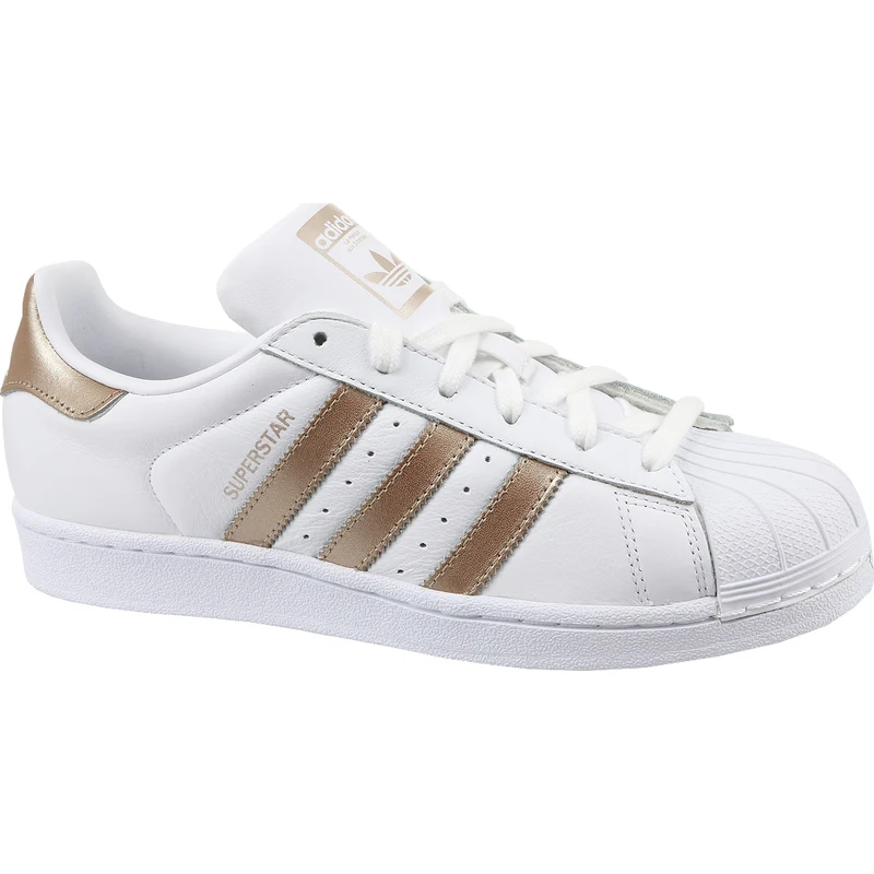 Adidas Bílé tenisky se zlatými pruhy (CG5463) - GLAMI.cz