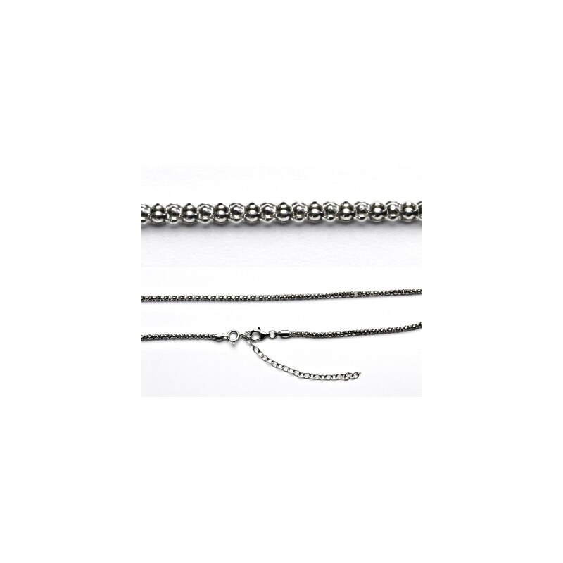 Stříbrný řetízek AGG2 2.5 BD+RH, hádě, adjusta, 39 cm+8 24099140