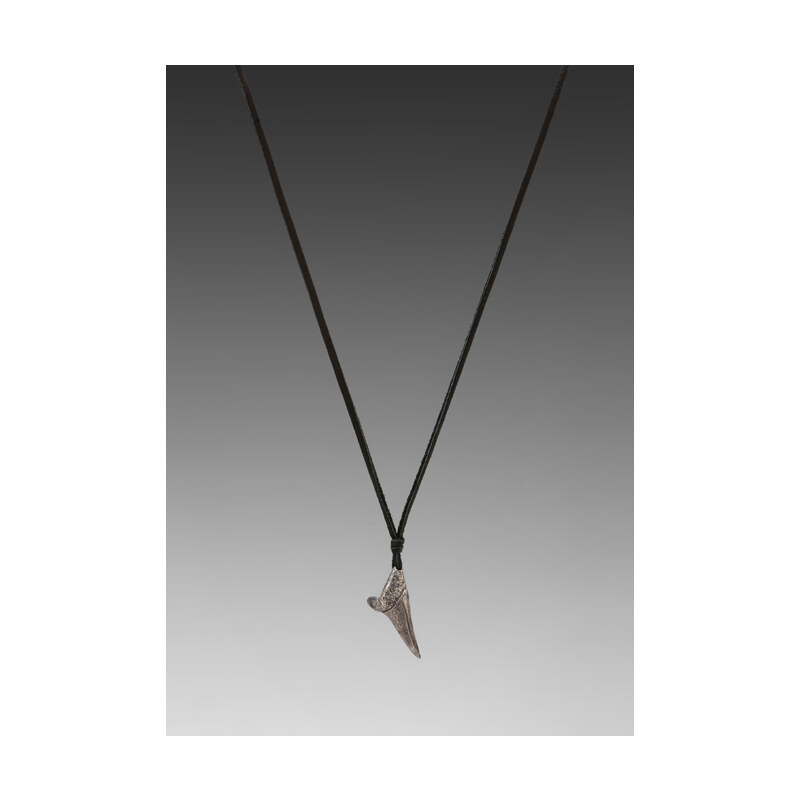 M.Cohen Shark Tooth Necklace in Black
