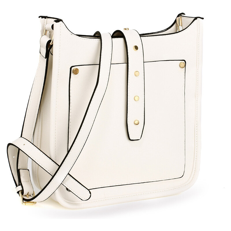 Anna Grace London Anna Grace Dámská bílá kabelka crossbody AG0588 white