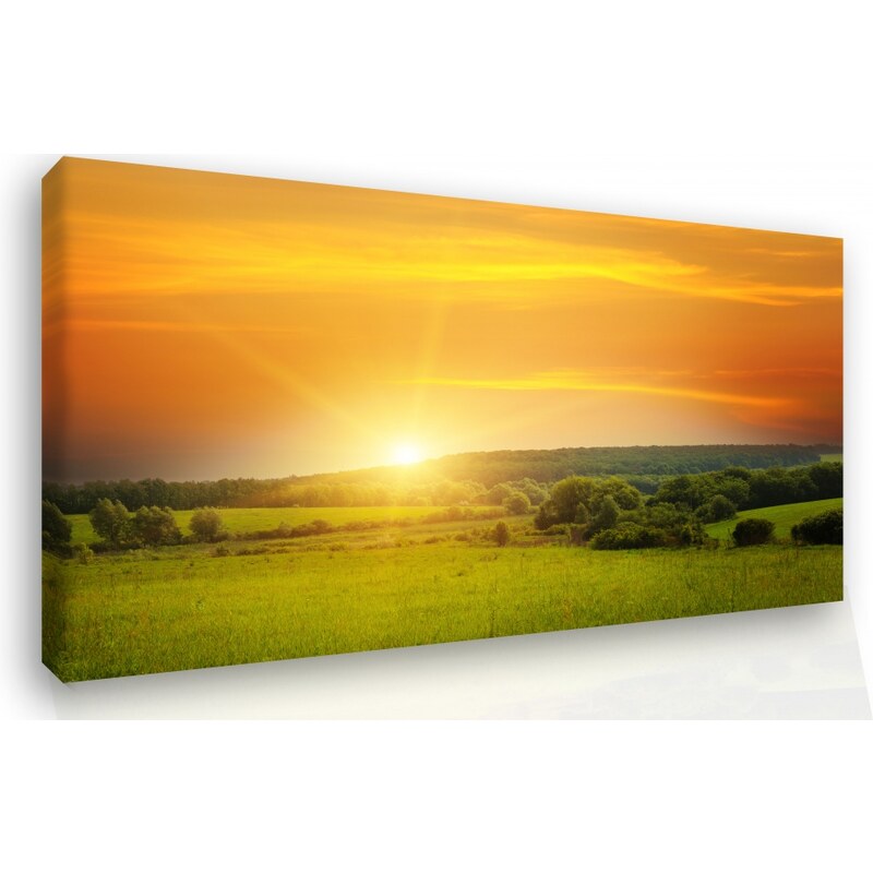Malvis Jednodílný obraz západ slunce