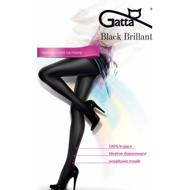 Gatta Dámské punčochové kalhoty - Black Brillant