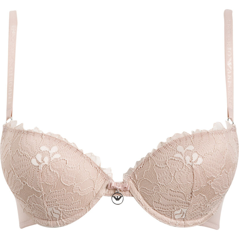 Podprsenka push-up Lace 162394 CC204 03050 tělová - Emporio Armani