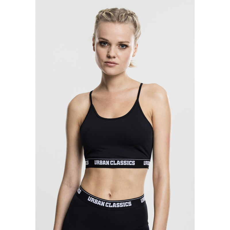 Urban Classics Dámská sportovní podprsenka černá