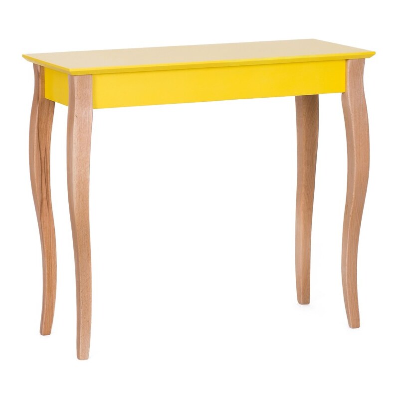 Bonami Žlutý odkládací stolek Ragaba Console, délka 85 cm