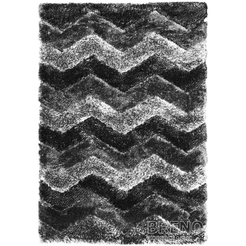 Breno Chlupatý kusový koberec Istanbul 3640 | černý - GLAMI.cz