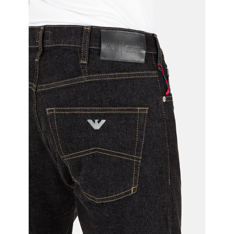 Černé rifle Armani Jeans 29