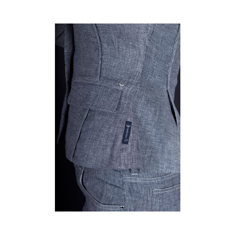 Armani Jeans Luxusní dámské sako Armani šedé 36