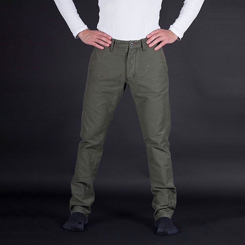 Značkové pánské zelené kalhoty Armani Jeans 50