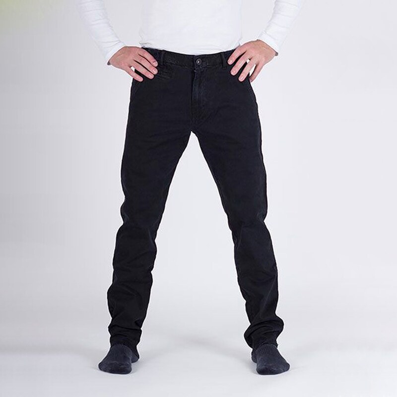 Značkové pánské černé kalhoty Armani Jeans 48