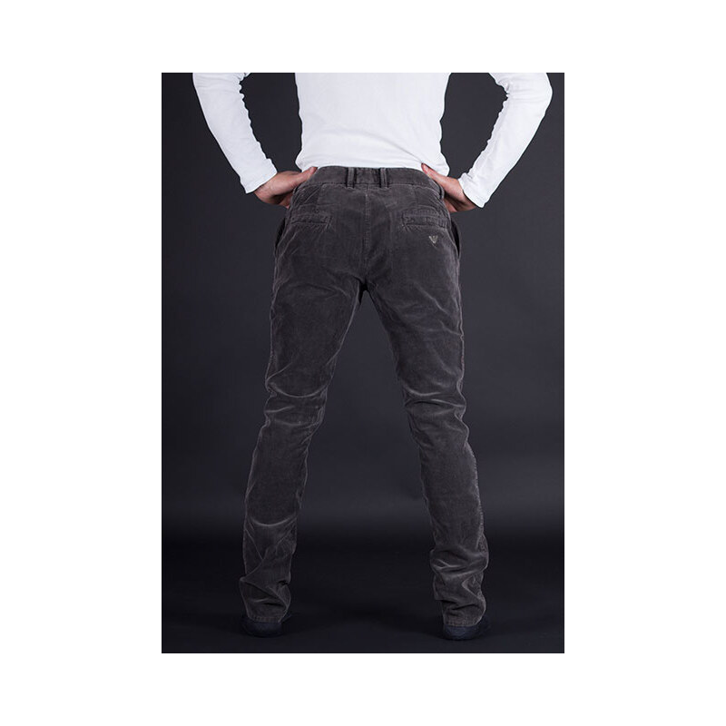 Stylové pánské hnědé kalhoty Armani Jeans 48