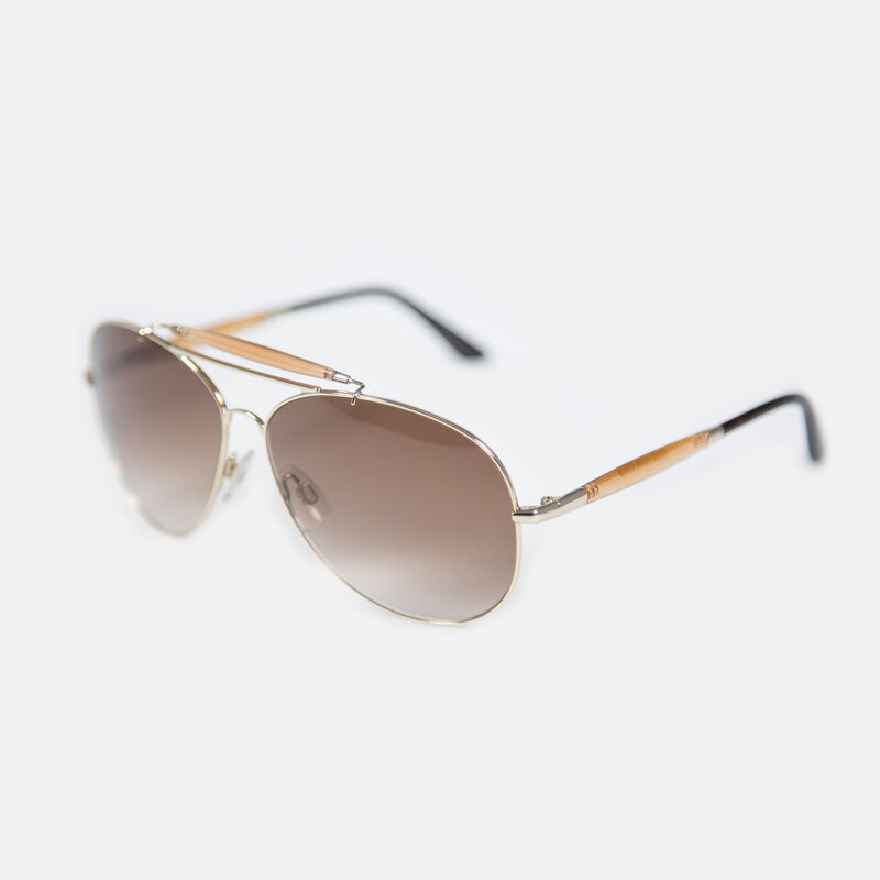 Designerské sluneční brýle John Galliano hnědý obrub