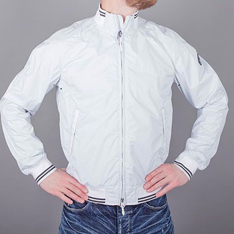 Značková pánská bunda Armani Jeans bílá 52
