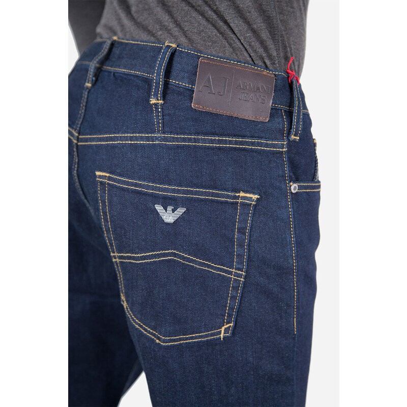 Armani Jeans Pánské Regular Fit rifle modré 31